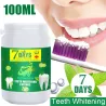 Pó para branquear os dentes - removedor de placas/manchas - hálito fresco