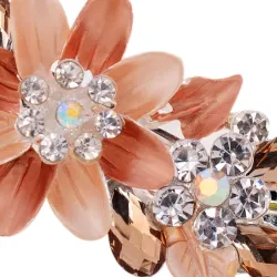 Crystal flowers - hairpinHair clips