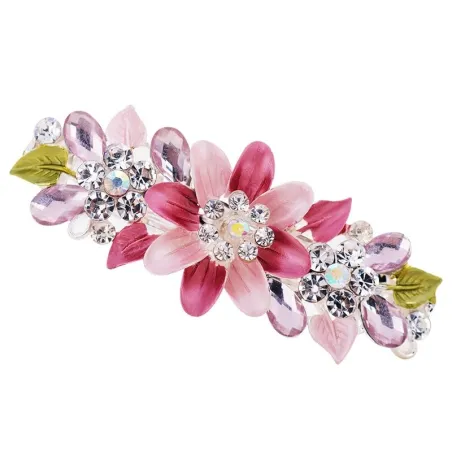 Fleurs en cristal - épingle à cheveux