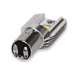 Moottoripyörän LED-ajovalon polttimo - H6 BA20D - 6000K