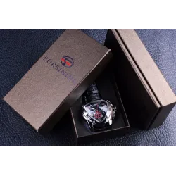 JARAGAR - montre automatique de luxe - bracelet cuir - forme triangle