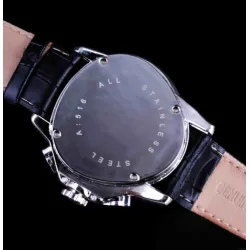JARAGAR - montre automatique de luxe - bracelet cuir - forme triangle