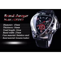 JARAGAR - montre automatique de luxe - bracelet cuir - forme triangle