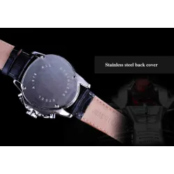 JARAGAR - montre automatique de luxe - bracelet cuir - forme triangle