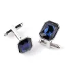 GemelosGemelos de plata de moda con cristal