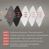 Máscara de proteção facial / bucal - KN95 - com filtro PM25 - válvula de ar - antibacteriana