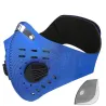 Skyddande ansikts-/munmask - KN95 - med PM25-filter - luftventil - antibakteriell