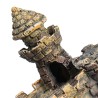 Akvarie dekorasjon - mini harpiks slott - tårn