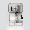 Gustino 19 Bar - cafetière semi-automatique - mousseur à lait - acier inoxydable