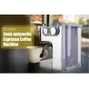 Gustino 19 Bar - Kaffeehalbautomat - Milchschäumer - Edelstahl