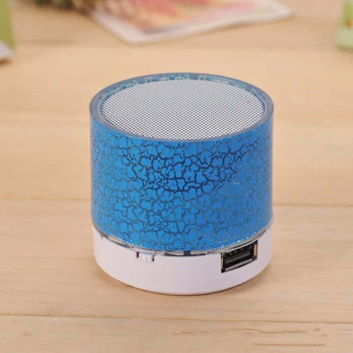 Mini-Bluetooth-Lautsprecher - LED - TF-Karte - rissiges Design