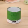 Mini Bluetooth højttaler - LED - TF kort - revnet design