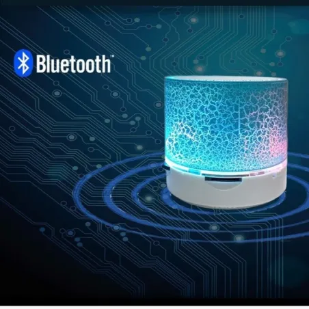 Mini Bluetooth speaker - LED - TF card - cracked designBluetooth speakers