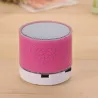 Mini Bluetooth højttaler - LED - TF kort - revnet design