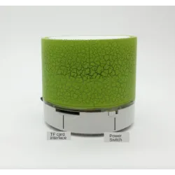 Mini Bluetooth-luidspreker - LED - TF-kaart - gebarsten ontwerpBluetooth Luidsprekers