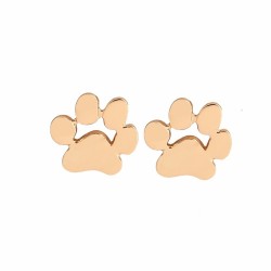 Small stud earrings - animal's paw printEarrings