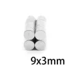 N35 - neodymmagnet - sterk skive - 9mm * 3mm - 20 stk