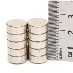 N35 - neodyymimagneetti - vahva levy - 12mm * 5mm - 10 kpl