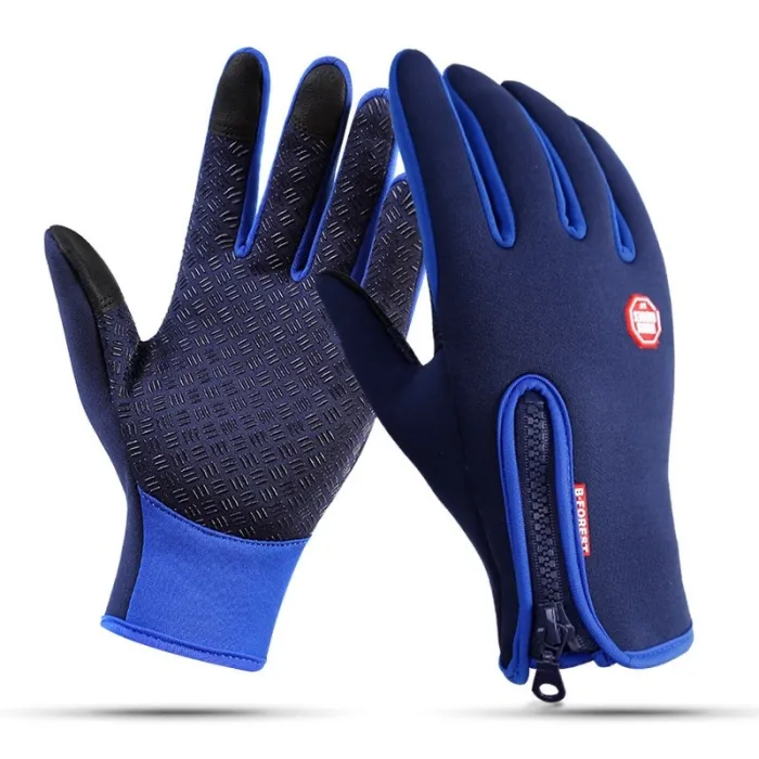 Warm skiing gloves - touch screen function - zipper - waterproofGloves