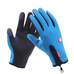 Warm skiing gloves - touch screen function - zipper - waterproofGloves