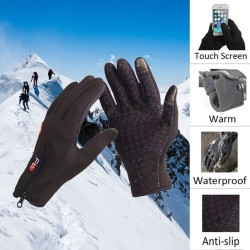 Warme skihandschoenen - touchscreen functie - ritssluiting - waterdichtHandschoenen