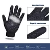 Warme Skihandschuhe - Touchscreen-Funktion - Reißverschluss - wasserdicht