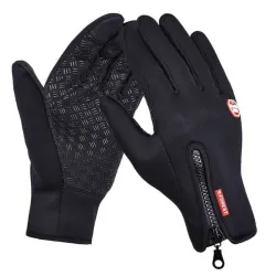 Warm skiing gloves - touch screen function - zipper - waterproofGloves