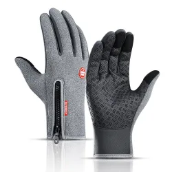 Warm skiing gloves - touch screen function - zipper - waterproofGloves