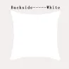 Housse de coussin déco noire - lettres de l'alphabet doré - 45*45 cm