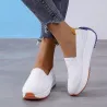 Slip-on loafers i mesh - flate joggesko