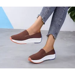 Slip-on loafers i mesh - flate joggesko