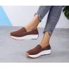 Slip-on loafers i mesh - flate joggesko