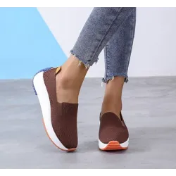 Slip-on loafers i mesh - flate joggesko