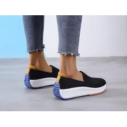 Slip-on loafers i mesh - flate joggesko