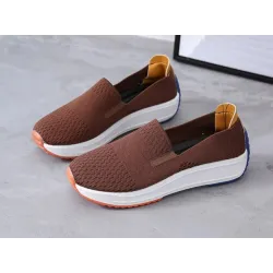 Slip-on loafers i mesh - flate joggesko