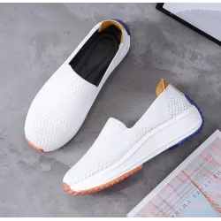 Slip-on loafers i mesh - flate joggesko