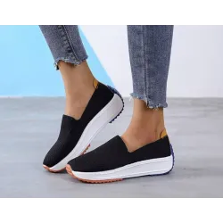 Slip-on loafers i mesh - flate joggesko