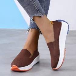 Instappers van mesh - platte sneakersSchoenen