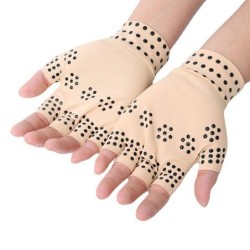 Rękawiczki terapeutyczne bez palców - artretyzm - bóle stawów - masażMasaż