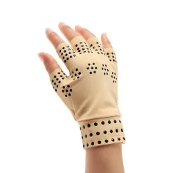 Fingerlösa terapeutiska handskar - artrit - ledvärk - massage