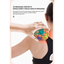 Mariehøne - magisk massageterning - sensorisk/snurrende legetøj - LED