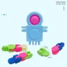 Robot spatial - fidget spinner - push-bulle - jouet anti-stress