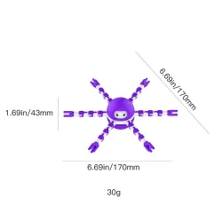 Magiczna ośmiornica - fidget spinner - zabawka antystresowaFidget spinner