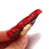 Fidget spinner in metallo rosso - giocattolo antistress