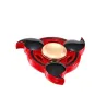 Rød metal fidget spinner - anti-stress legetøj