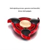 Rød metall fidget spinner - anti-stress leketøy