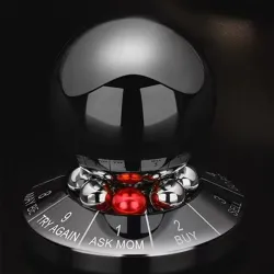 Boule de destin / prédiction / décision - métal fidget spinner - jouet anti-stress