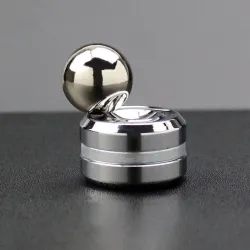 Metal fidget spinner - dekompression / kinetisk / roterande boll - anti-stress leksak