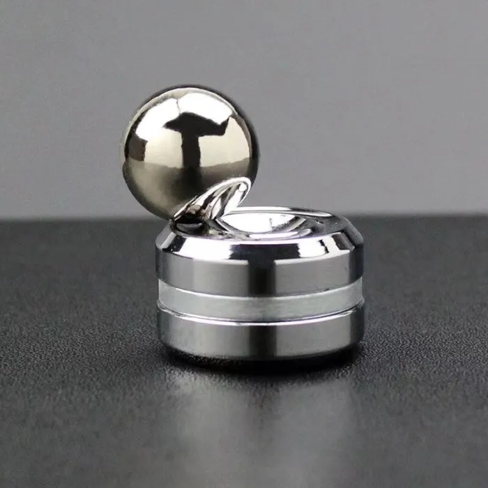 Metal fidget spinner - décompression / cinétique / boule rotative - jouet anti-stress