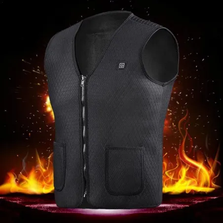 ChaquetasChaleco calefactor infrarrojo USB - chaqueta térmica eléctrica